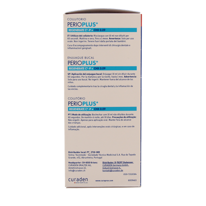 Curaprox Perio plus+ regenerate CHX 0.09 mondspoeling 200.00 Milliliter