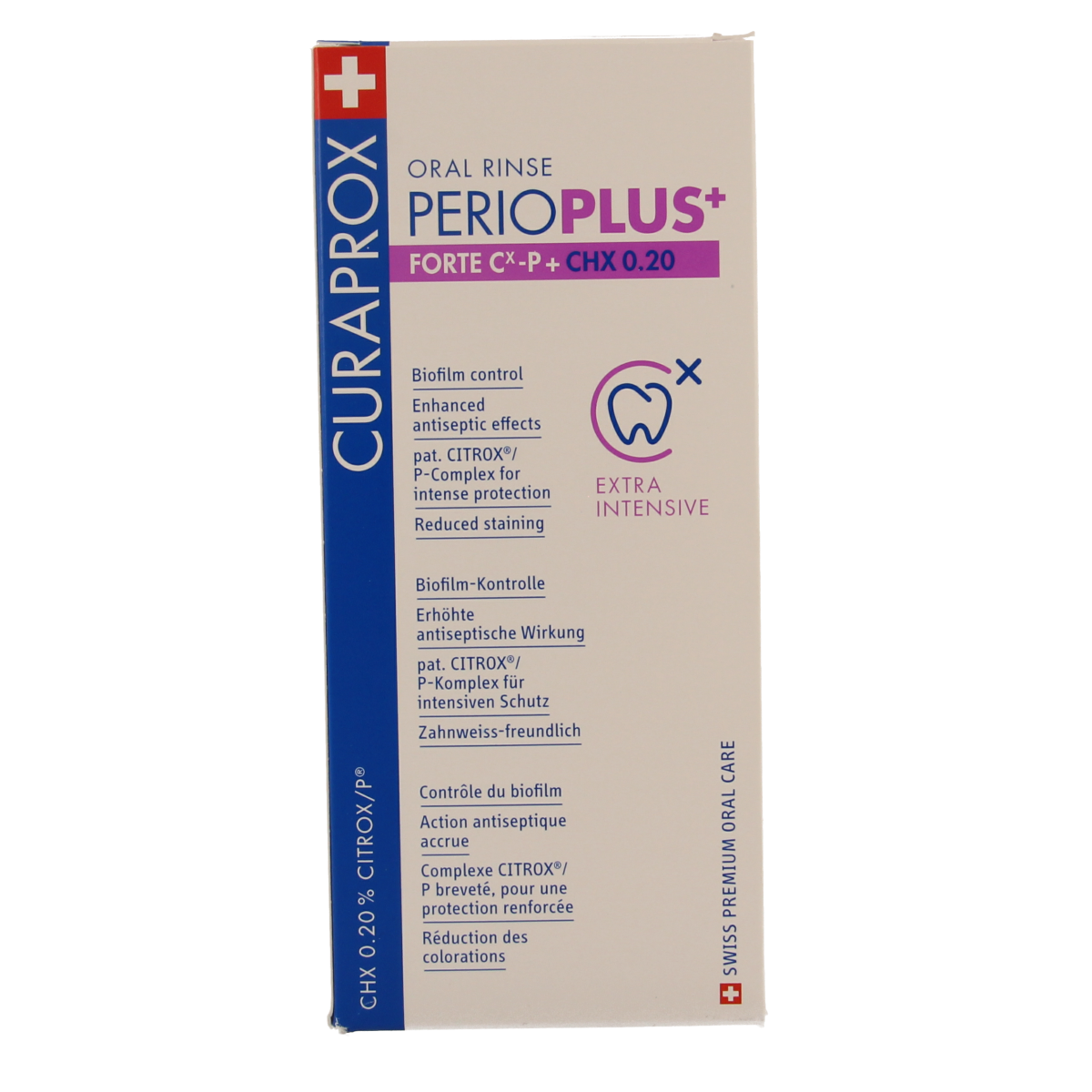Curaprox Perio plus+ forte CHX 0.20 mondspoeling 200.00 Milliliter