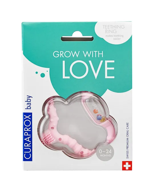 Curaprox Bijtring roze 1.00 Stuks