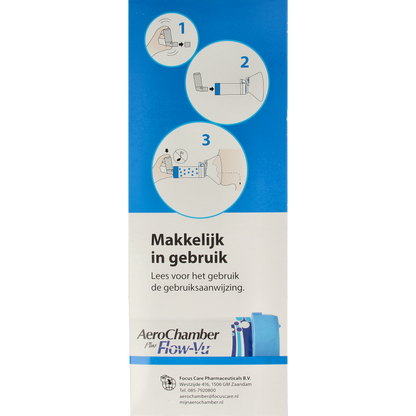 Diversen Aerochamber plus flower VU+ volwassen masker 1 Stuks