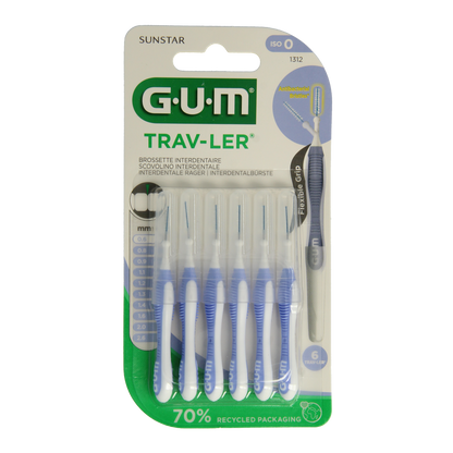 GUM Trav-ler rager 0.6 mm (lavendel) 6.00 Stuks