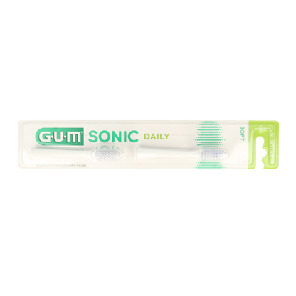 GUM Sonic opzetborstel wit 2.00 Stuks