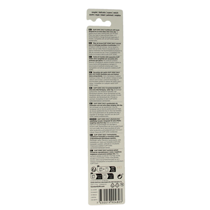 GUM Sonic opzetborstel soft zwart 2.00 Stuks