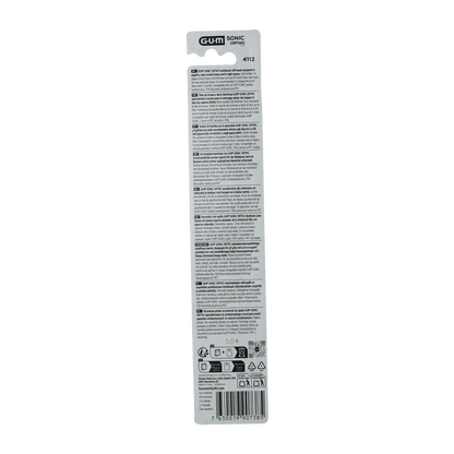 GUM Sonic ortho batterij tandenborstel refill 1.00 Stuks