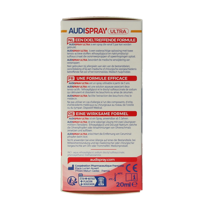Audispray Ultra oorsmeerprop 20 Milliliter