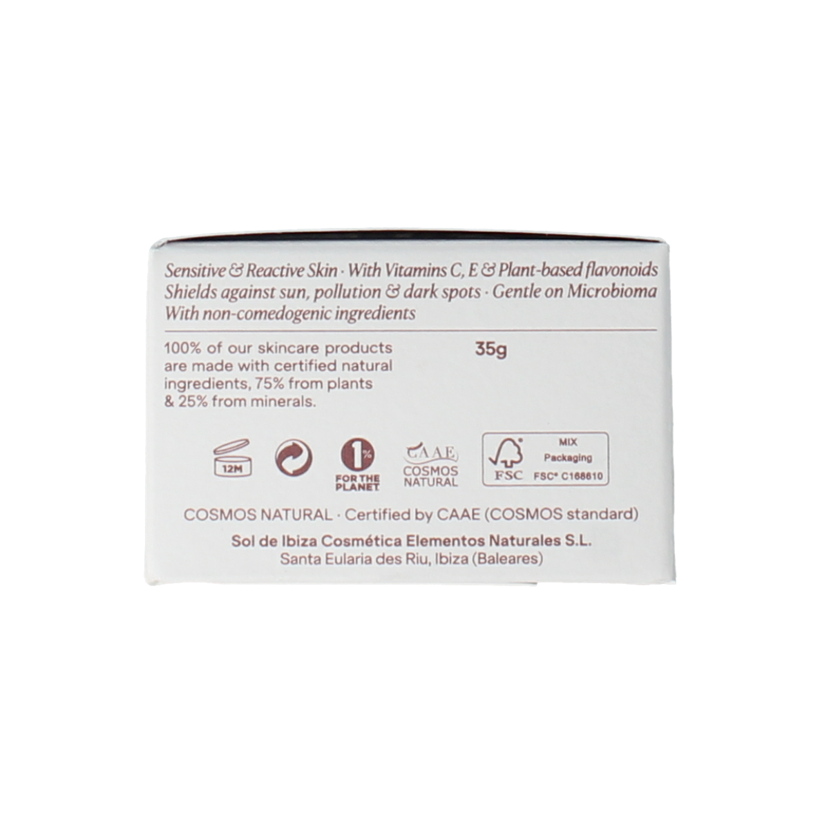 Sol De Ibiza Gezichtscreme getint nude SPF50 35.00 Gram