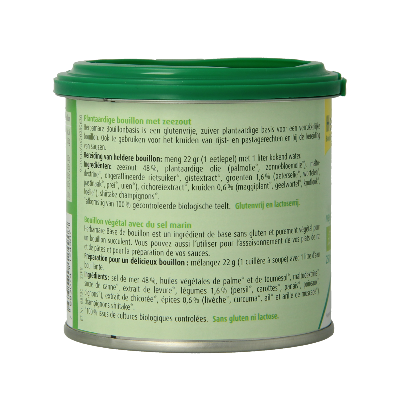 A Vogel Herbamare bouillonbasis bio 250 Gram