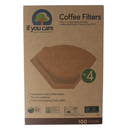 If You Care Koffiefilters no. 4 100.00 Stuks