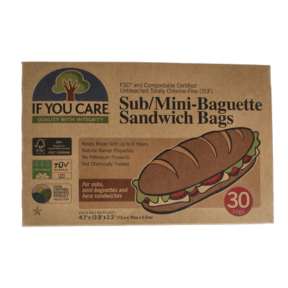 If You Care Mini baguette & sandwich bags 30.00 Stuks
