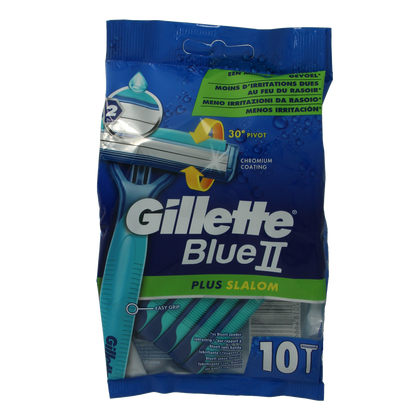 Gillette Blue II wegwerpmesjes 10.00 Stuks