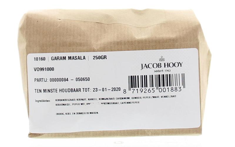 Jacob Hooy Garam Massala 250.00 Gram