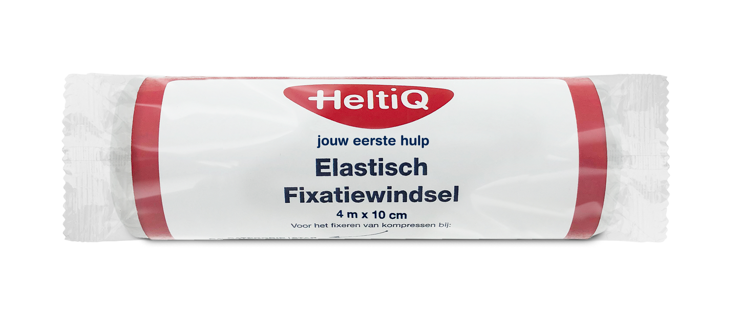 Heltiq Elastisch fixatiewindsel 4m x 10cm 1.00 Stuks