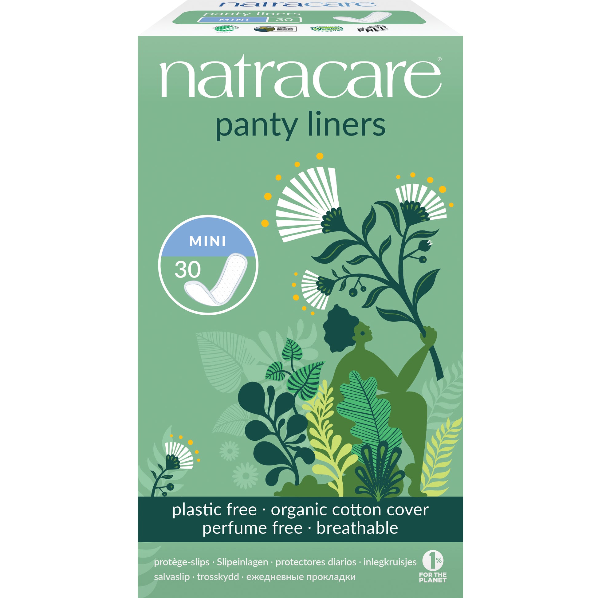 Natracare Inlegkruisjes mini 30 Stuks