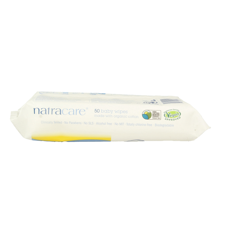 Natracare Babydoekjes 50 Stuks