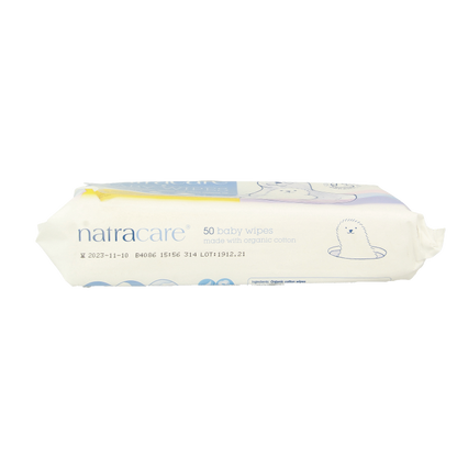 Natracare Babydoekjes 50 Stuks