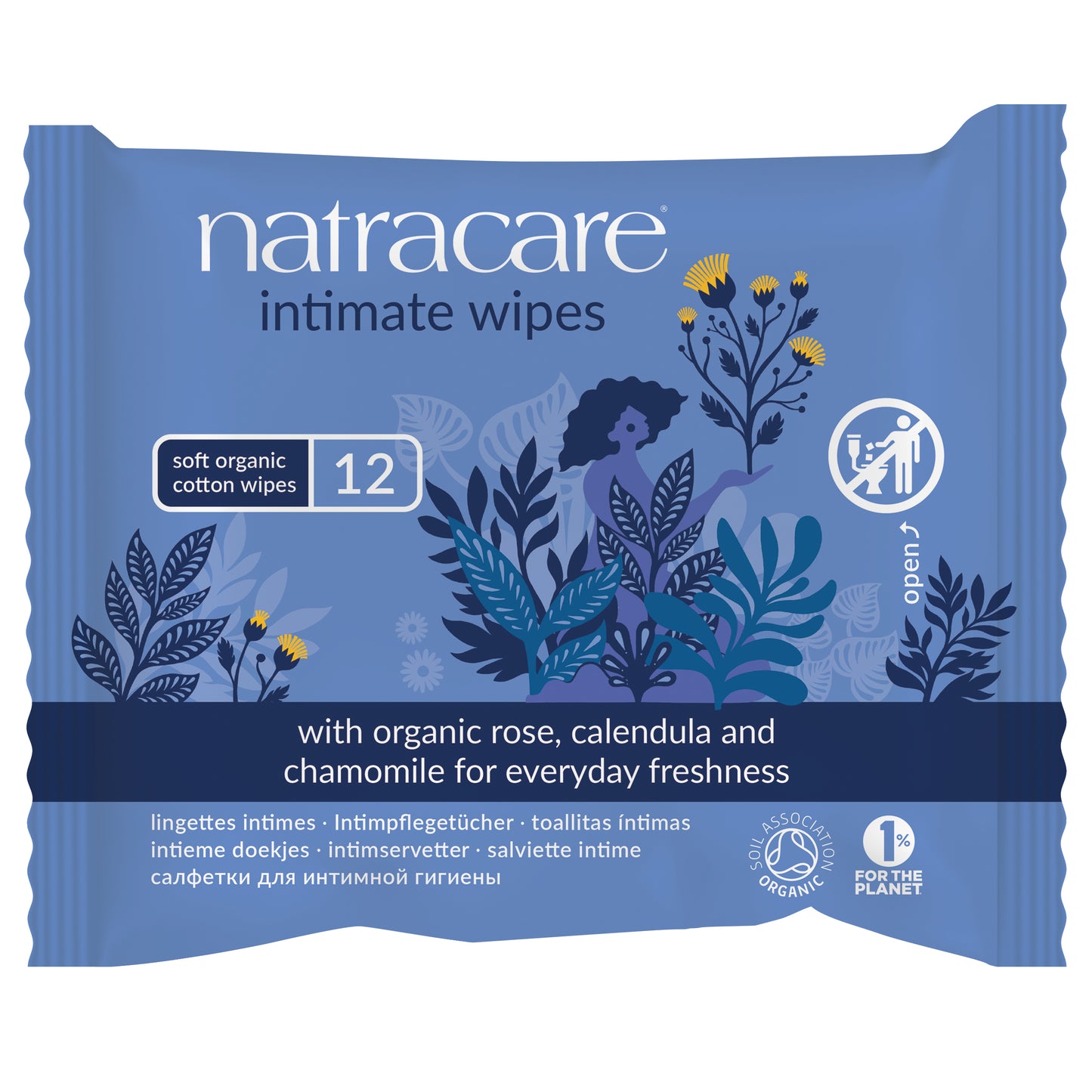 Natracare Intiem hygienische doekjes 12 Stuks