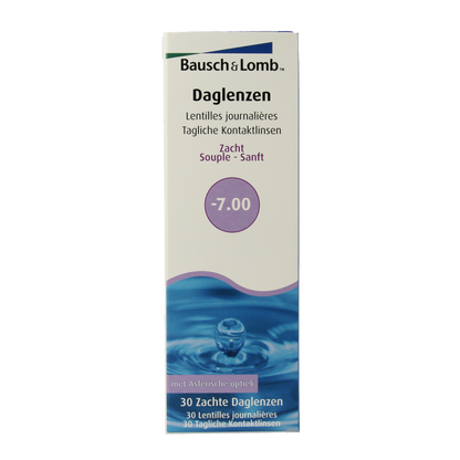 Bausch & Lomb Daglenzen -7.00 30 Stuks