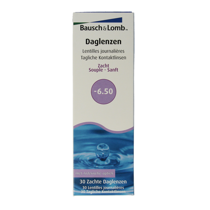 Bausch & Lomb Daglenzen -6.50 30.00 Stuks