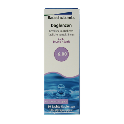 Bausch & Lomb Daglenzen -6.00 30.00 Stuks