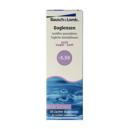 Bausch & Lomb Daglenzen -5.50 30 Stuks