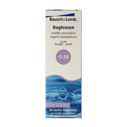 Bausch & Lomb Daglenzen -5.50 30.00 Stuks