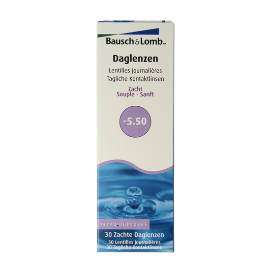 Bausch & Lomb Daglenzen -5.50 30.00 Stuks