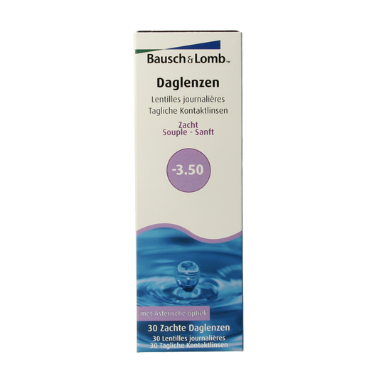 Bausch & Lomb Daglenzen -3.50 30 Stuks