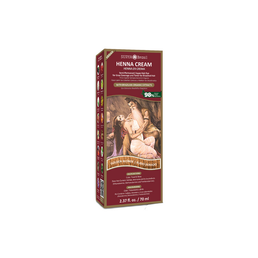 Surya Brasil Henna haarverf creme goud blond 70.00 Milliliter