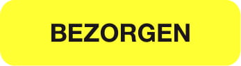 Blockland Strooketiket bezorgen 44 x 11mm 750 Stuks