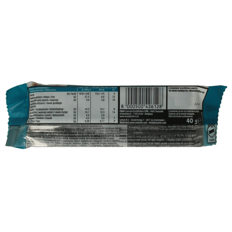 Eat Natural Dark chocolate with sea salt 40 Gram