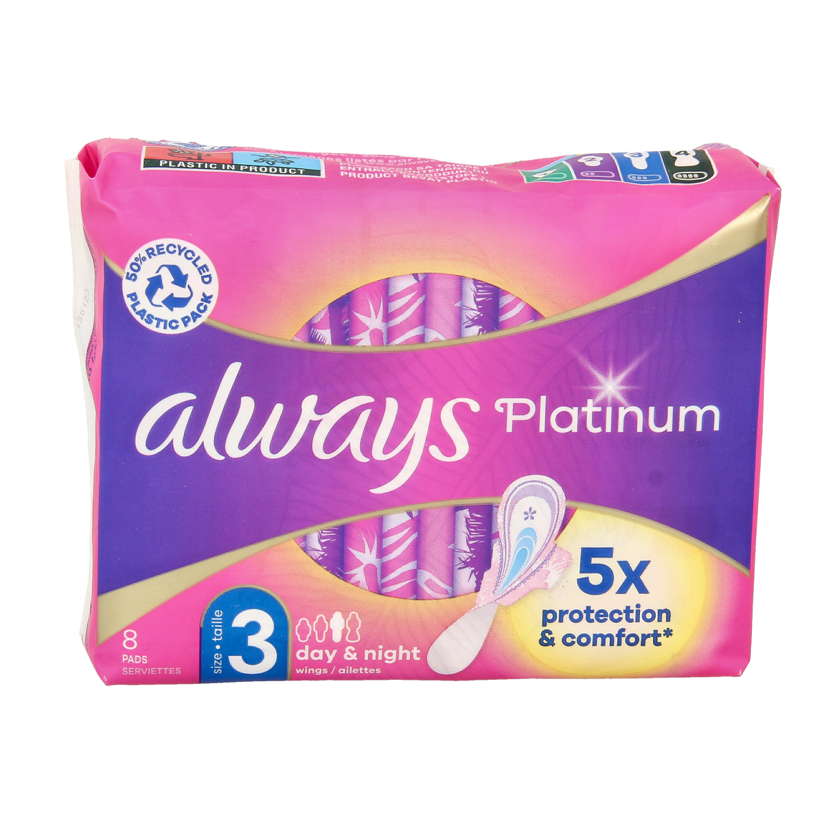 Always Maandverband platinum ultra night 8.00 Stuks