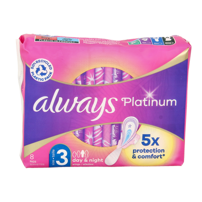 Always Maandverband platinum ultra night 8.00 Stuks