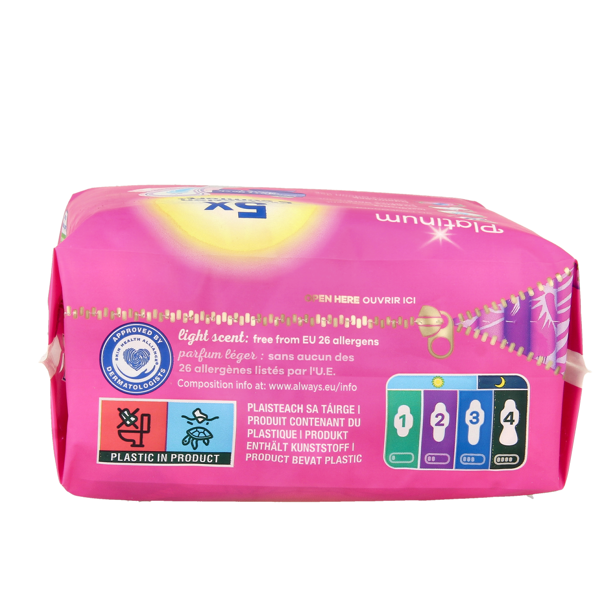 Always Maandverband platinum ultra night 8.00 Stuks