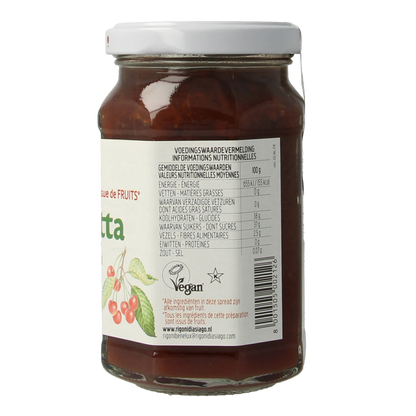 Fiordifrutta Wilde kersenjam bio 250.00 Gram
