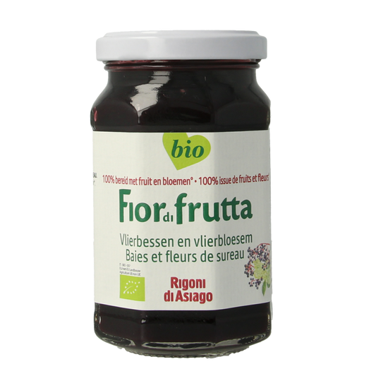 Fiordifrutta Vlierbloesem & vlierbesjam bio 250 Gram