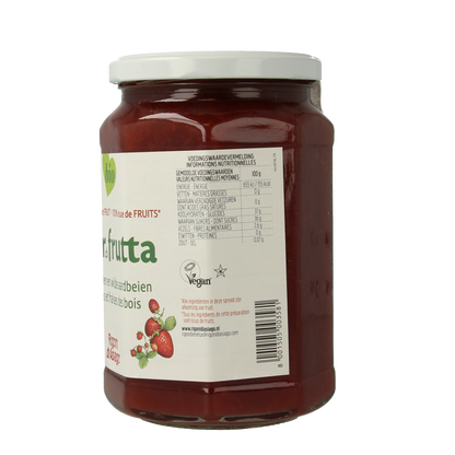 Fiordifrutta Aardbei & wilde aardbei jam bio 630 Gram
