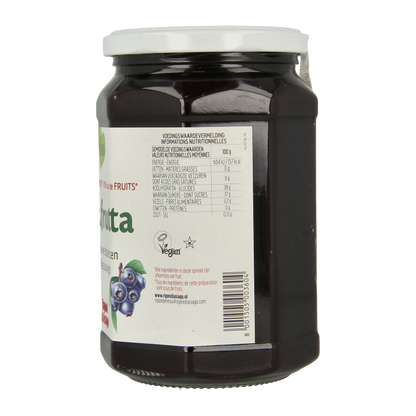 Fiordifrutta Wilde blauwe bosbessen jam bio 630 Gram