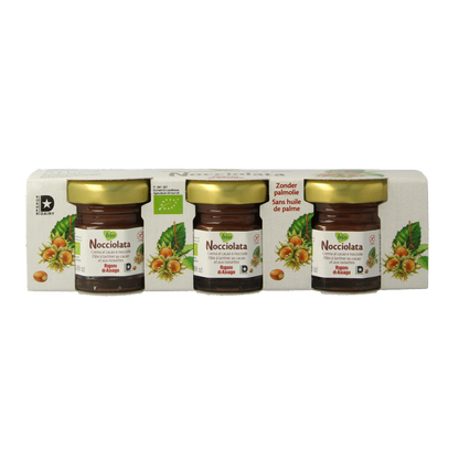 Nocciolata Choco hazelnootpasta bio 75 Gram