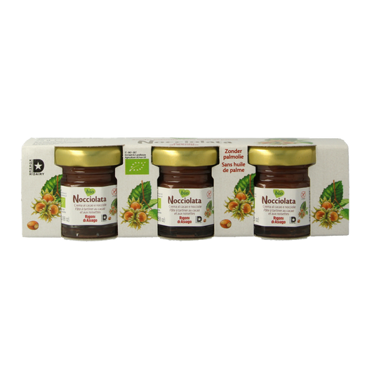 Nocciolata Choco hazelnootpasta bio 75 Gram