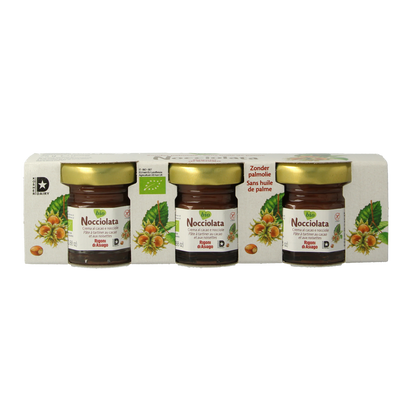 Nocciolata Choco hazelnootpasta bio 75.00 Gram