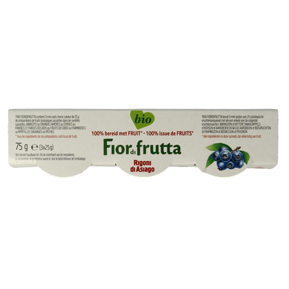 Fiordifrutta Fruitbeleg mix 25 gram bio 75 Gram