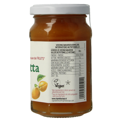 Fiordifrutta Abrikozenjam bio 250 Gram