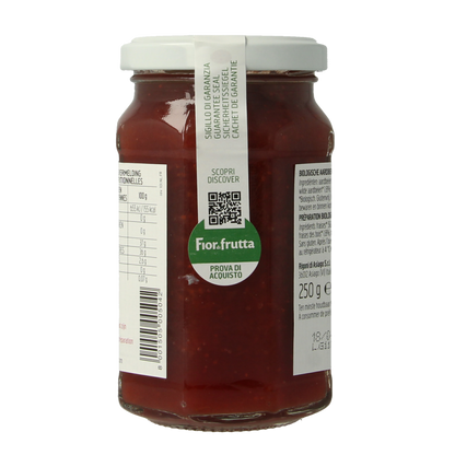 Fiordifrutta Aardbeienjam bio 250 Gram