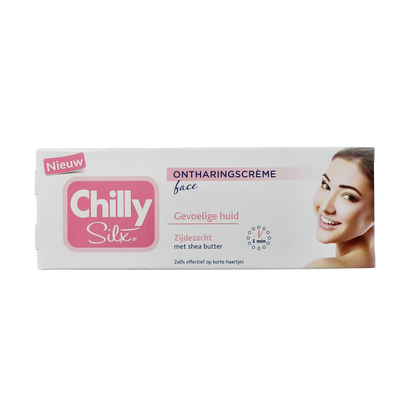 Chilly Silx Ontharingscreme gezicht 50.00 Milliliter
