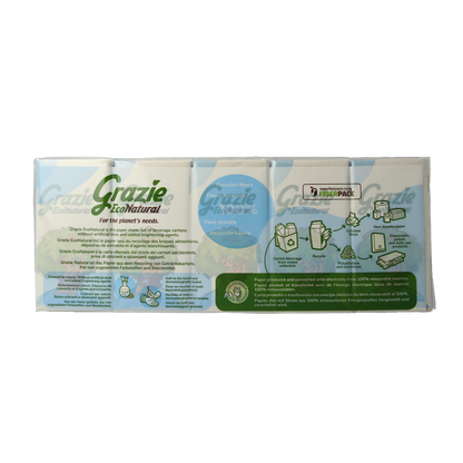 Grazie Natural Zakdoekjes extra soft 10 x 9 zakdoekjes 90.00 Stuks