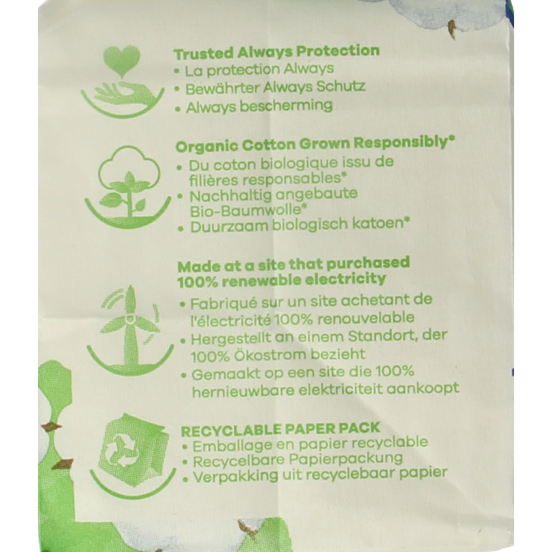 Always Maandverband cotton protection normal 11 Stuks