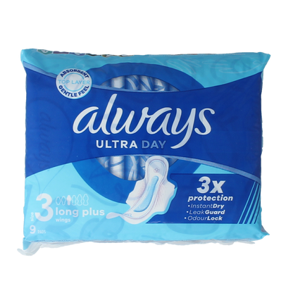 Always Maandverband ultra day long plus 9.00 Stuks