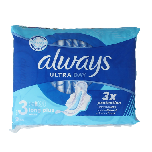Always Maandverband ultra day long plus 9.00 Stuks