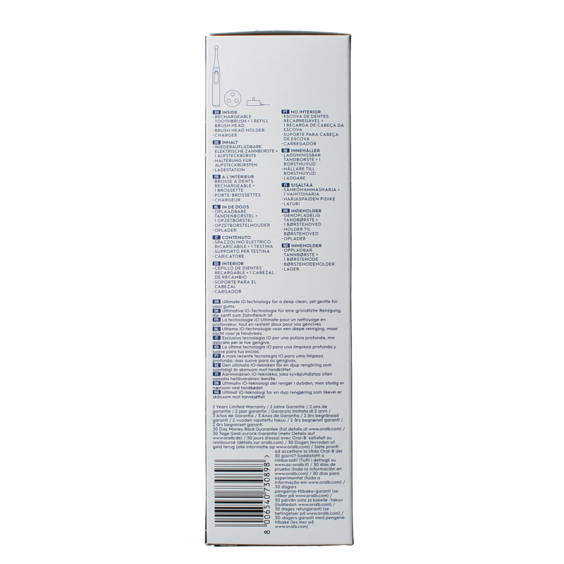 Oral B IO3S matt black elektrische tandenborstel 1 Stuks