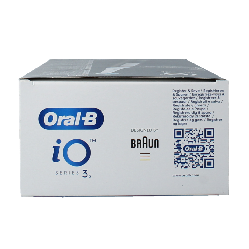 Oral B IO3S matt black elektrische tandenborstel 1 Stuks